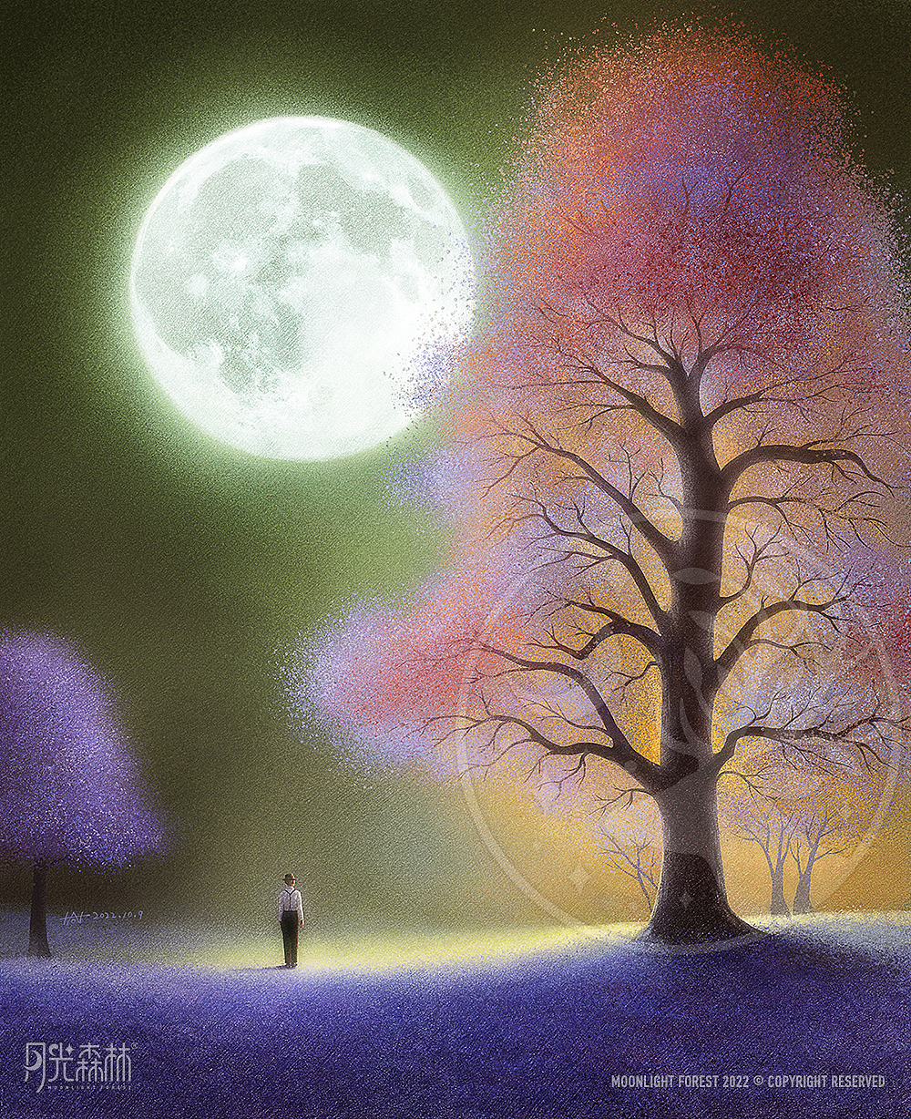 装饰画系列-Vol.09 [月光森林]