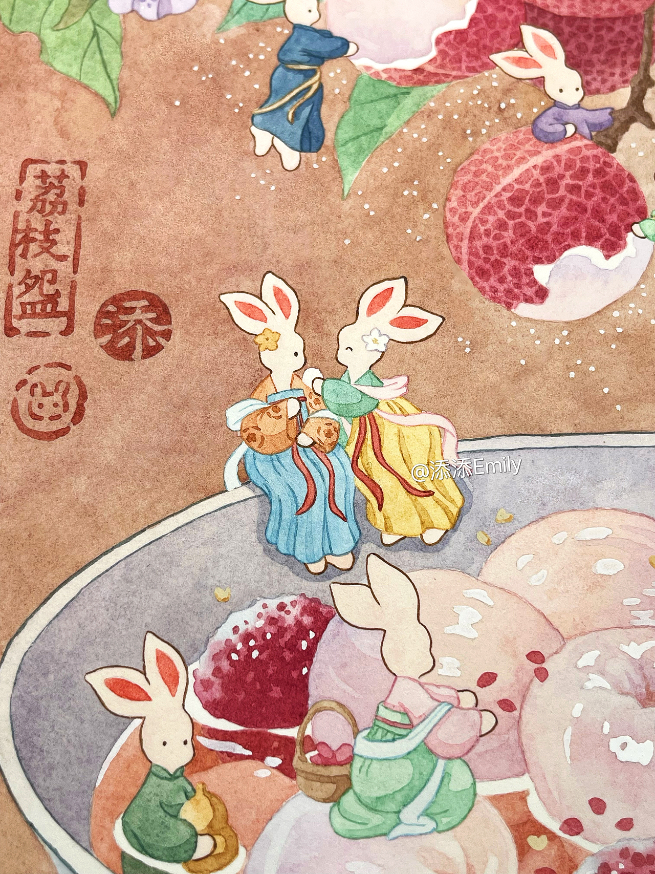 荔枝碗(兔崽崽系列)