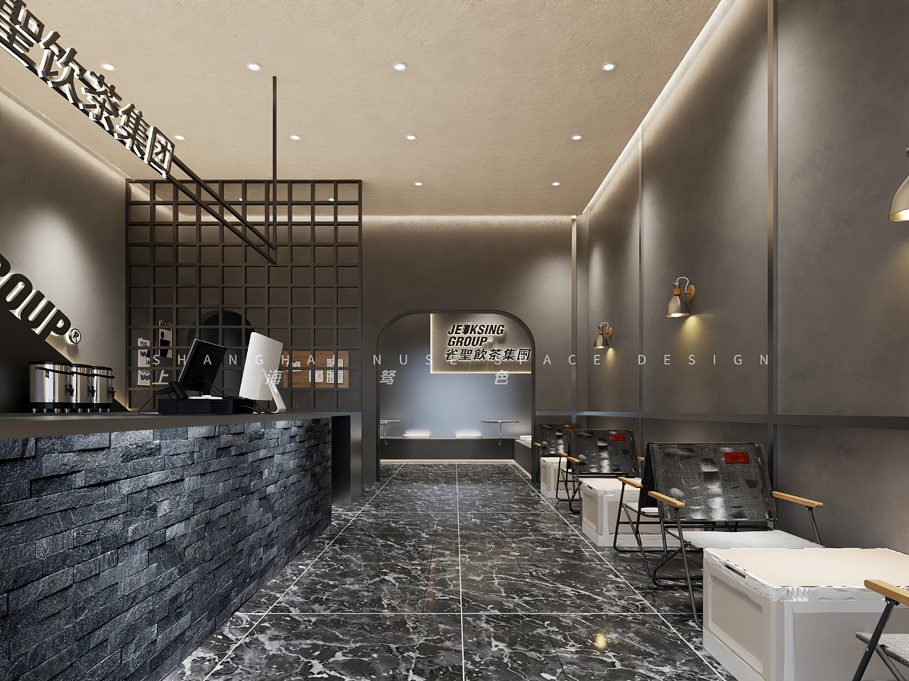 『上海』50m² 奶茶店℃ 叙利亚风（图ZMzIxNTQ4MzQw） - 商业空间设计 - 站酷设计师上海驽色餐饮设计原创素材 - 站酷ZCOOL
