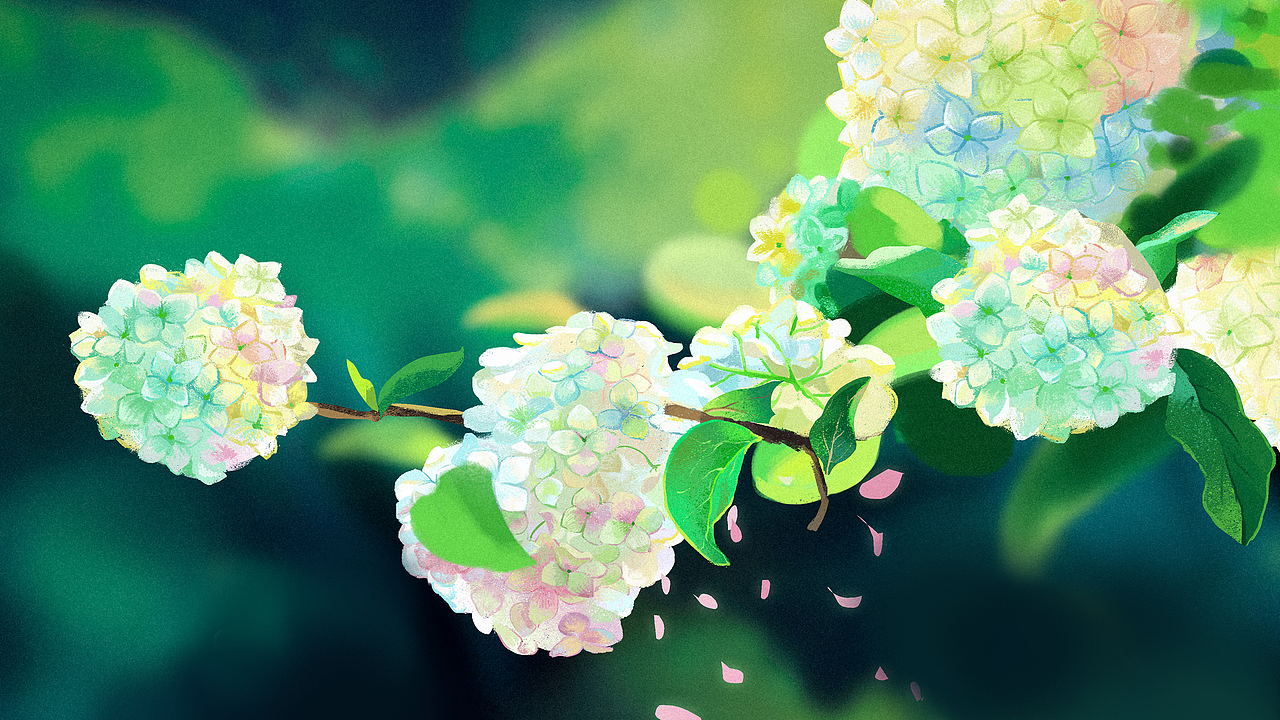 二十四节气 - 清明--花多花少非我事，春去春来亦堪惜（图ZMzE3MTQ1NDA4） - 创作习作 - 站酷设计师梨子削原创素材 - 站酷ZCOOL