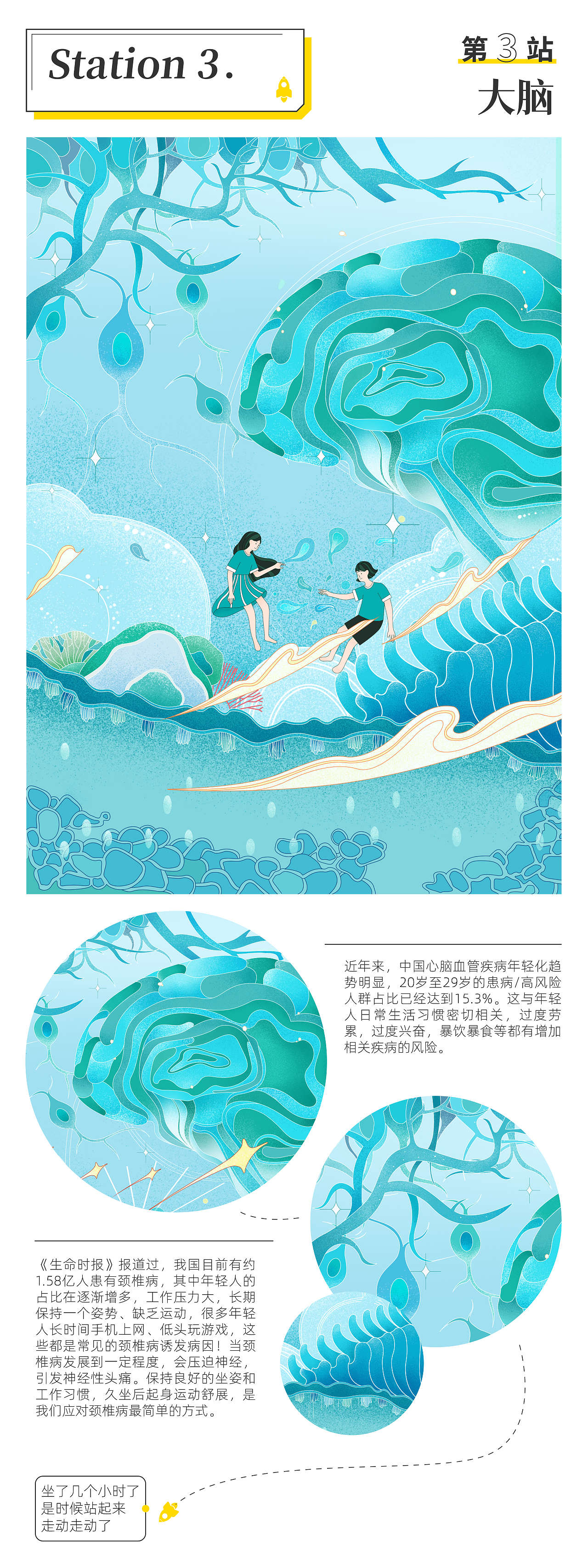 【创意插图设计实验】发现医学之美 - 观察你自己（图ZMzEwNzYxMDg0） - 艺术插画 - 站酷设计师驰业品牌设计原创素材 - 站酷ZCOOL