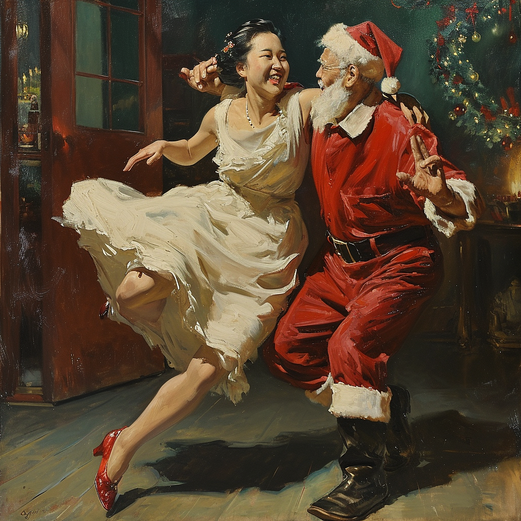 灯笼低垂,和圣诞起舞!