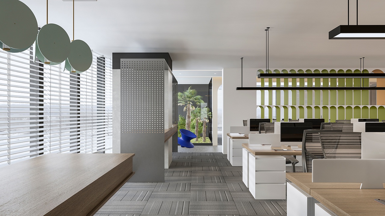 设计事务所 诺仕科技办公空间,方圆之间·别具洞见