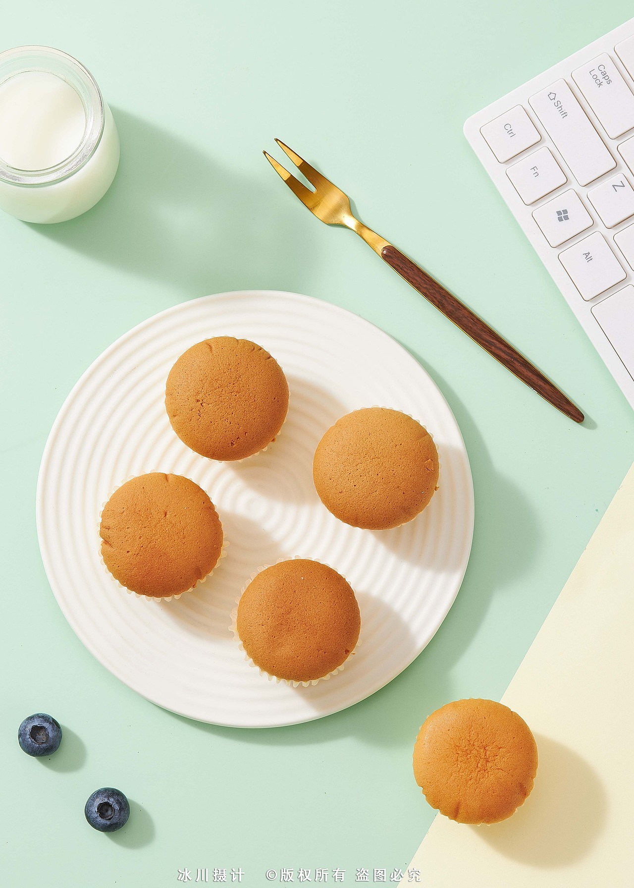 小蛋糕拍摄 丨 ©冰川摄计