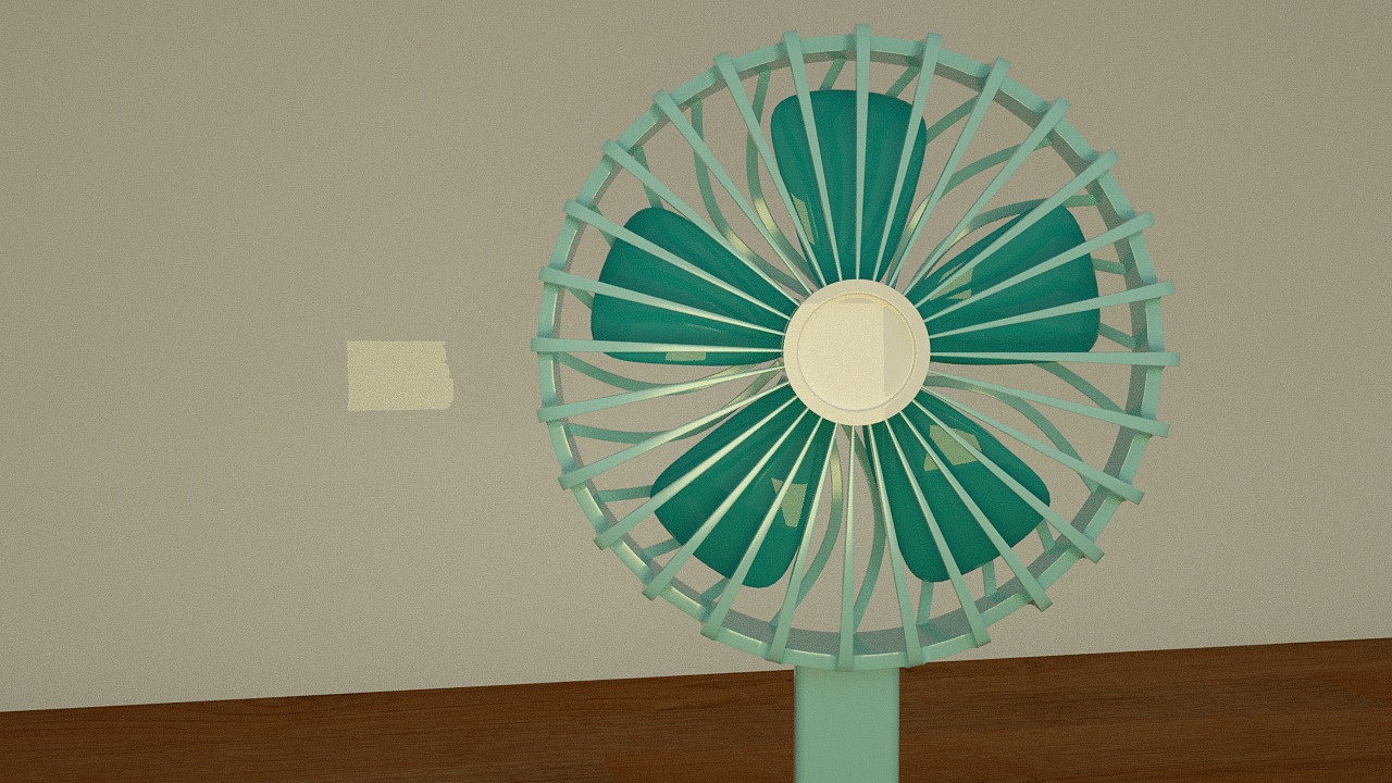 C4D打卡练习（3）-迷你风扇（图ZMzMxOTkyMTI4） - 场景 - 站酷设计师离火极寒原创素材 - 站酷ZCOOL