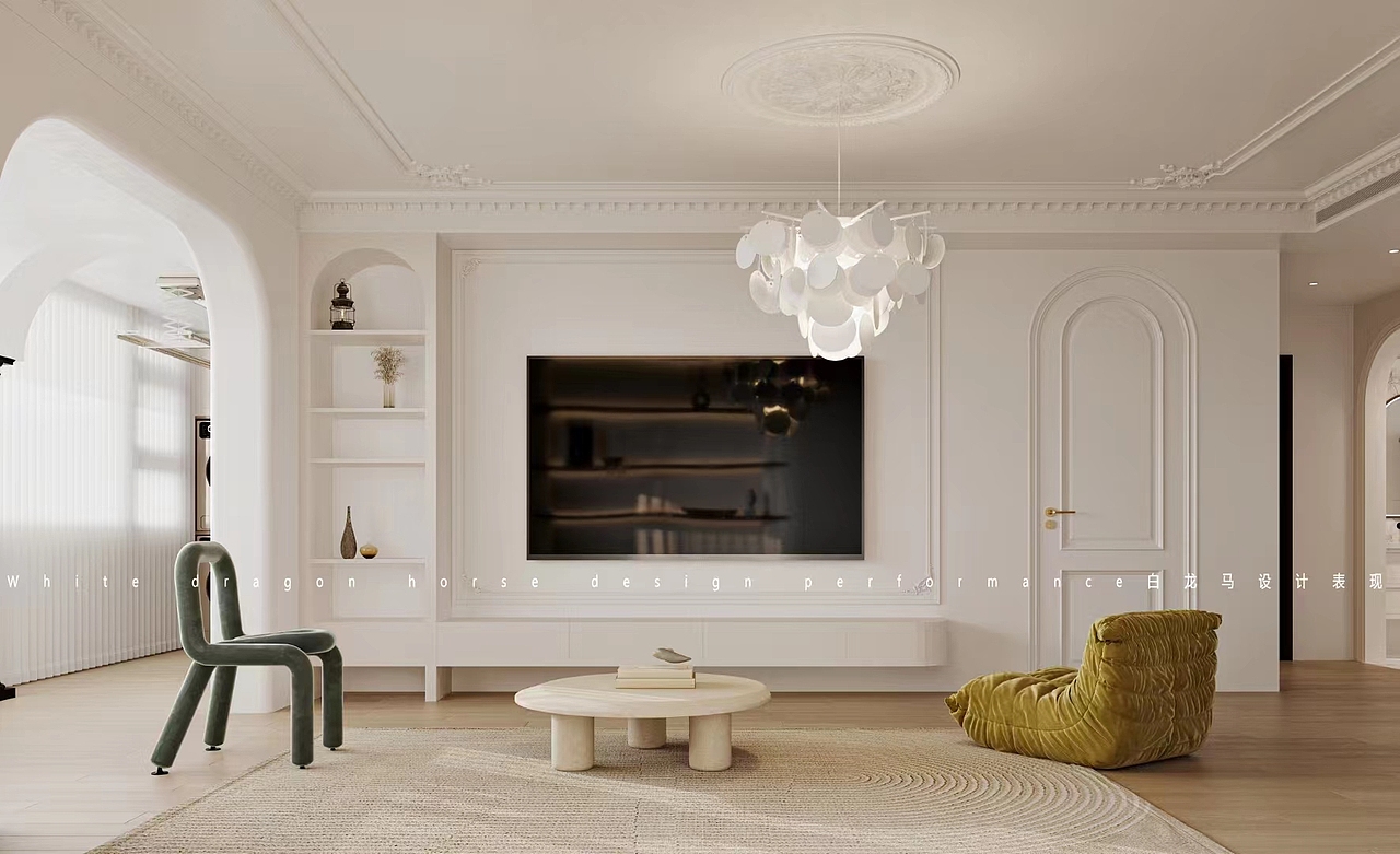 法式——白龙马效果（图ZMzQ3MTczMjg0） - 家装设计 - 站酷设计师一只小娄娄原创素材 - 站酷ZCOOL