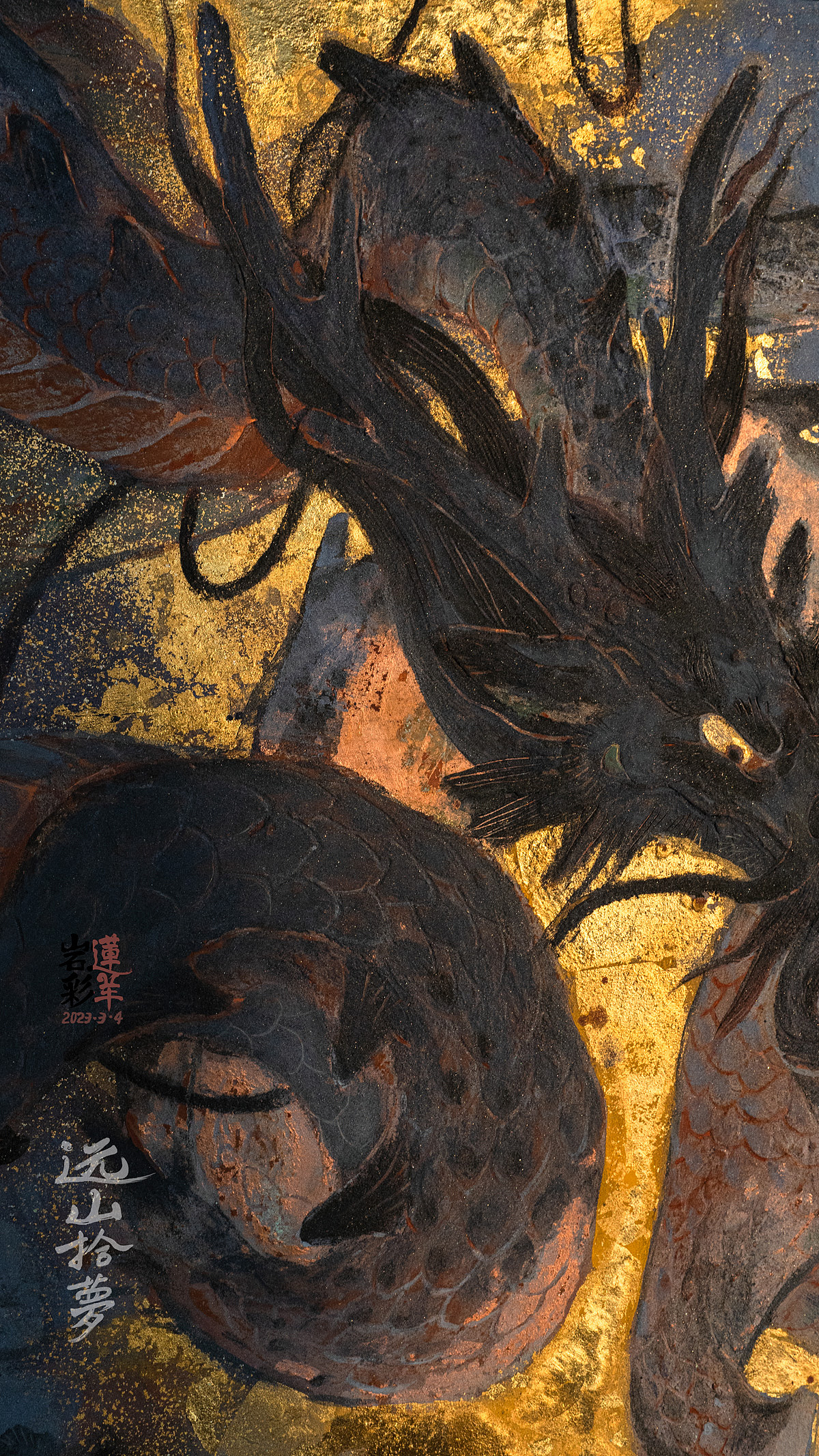 花了好长的时间思考眼睛怎么点,
<br>是翻个白眼半梦半醒,<br><br>还是和小仙对视……