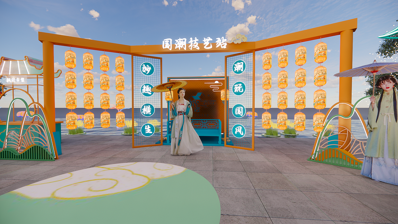 古风集市（图ZMzY2NjkwMDg0） - 建筑/空间 - 站酷设计师Jingle釘鐺原创素材 - 站酷ZCOOL