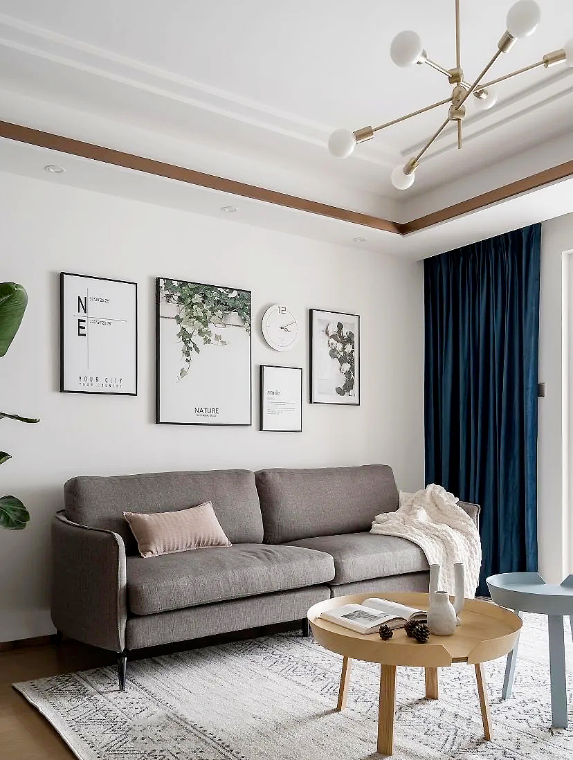 110㎡北欧风新房,全屋设计清新明亮,一眼就爱上!