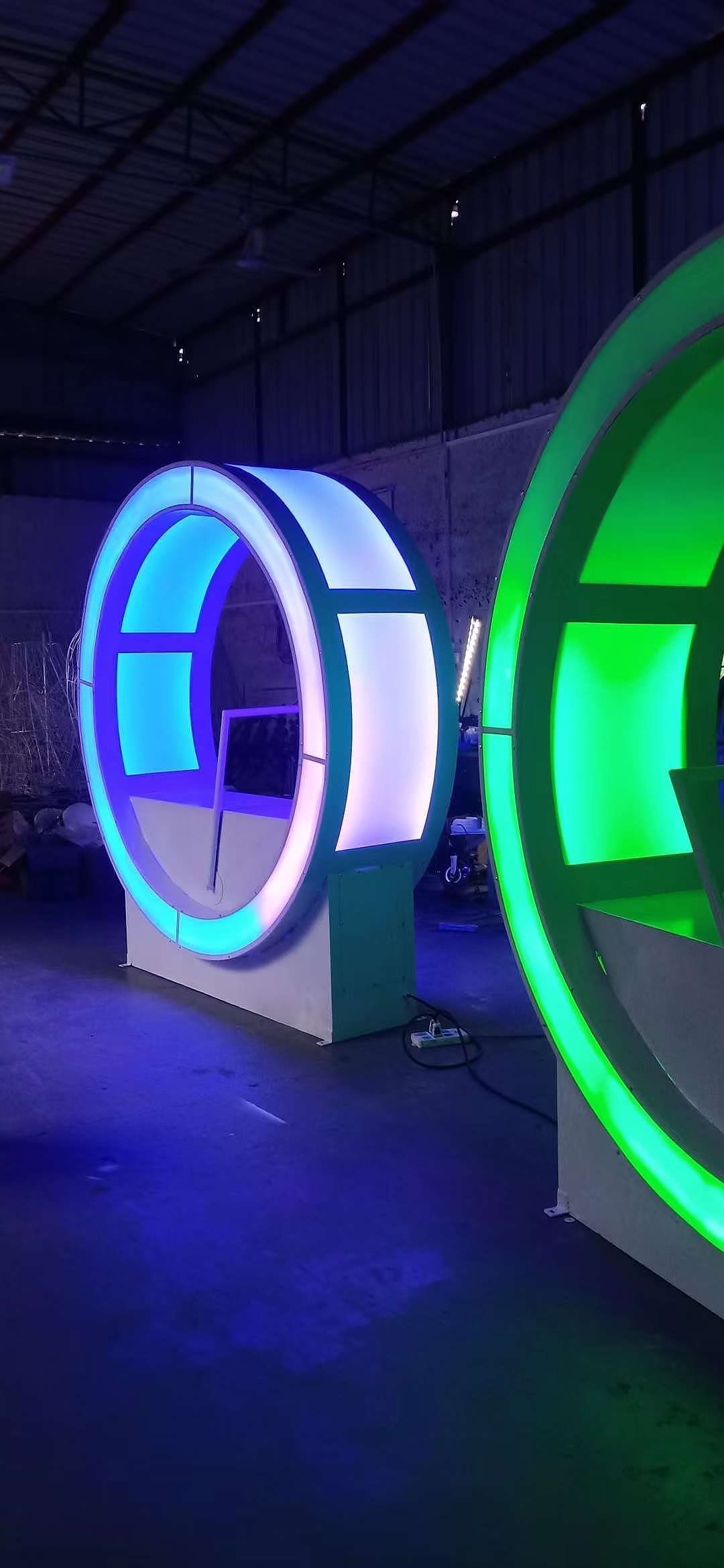 划船机 无动力游乐设备 公共空间互动装置