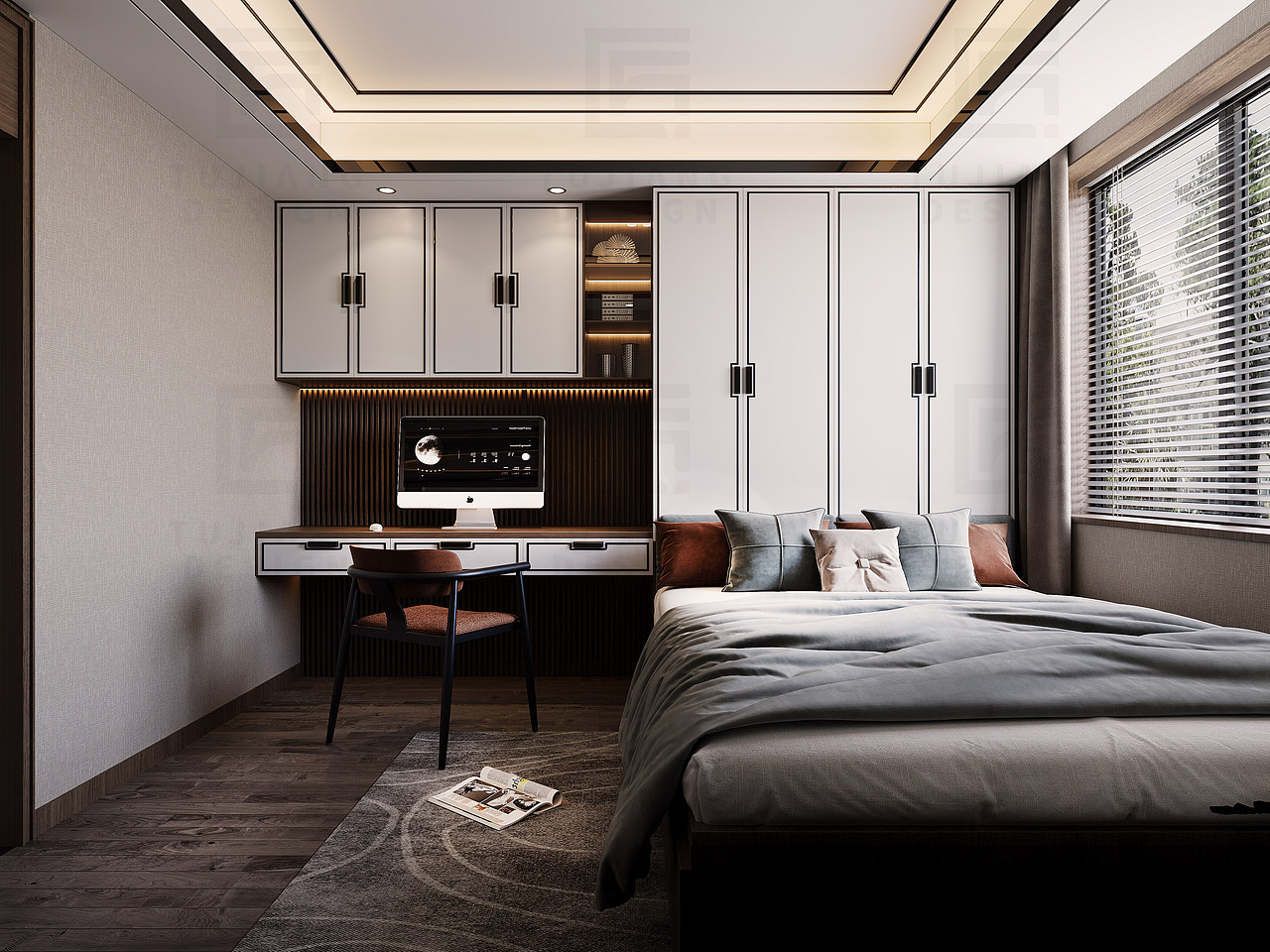 新中式:闲待花开,静品时光