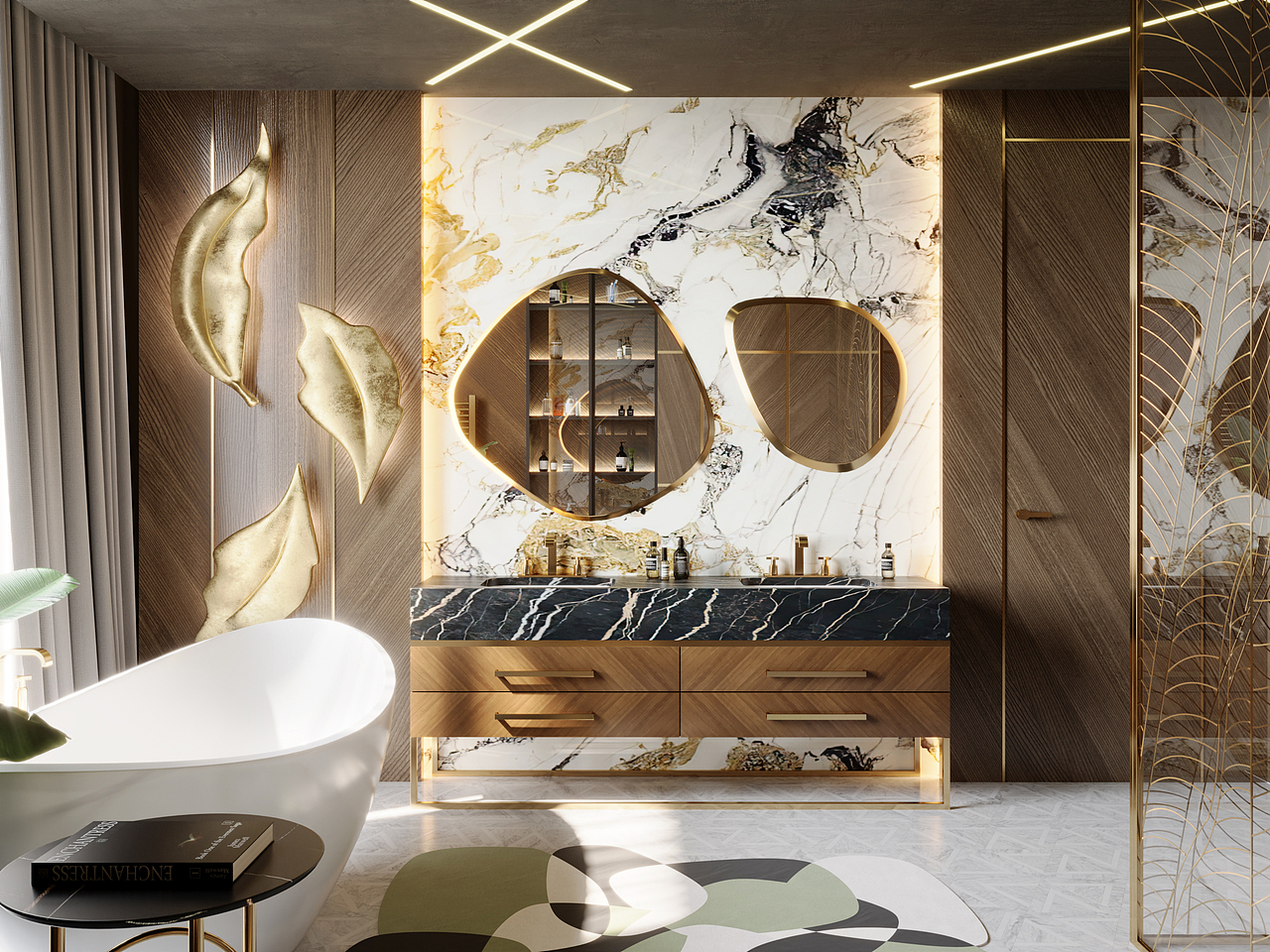 效果图|轻奢别墅