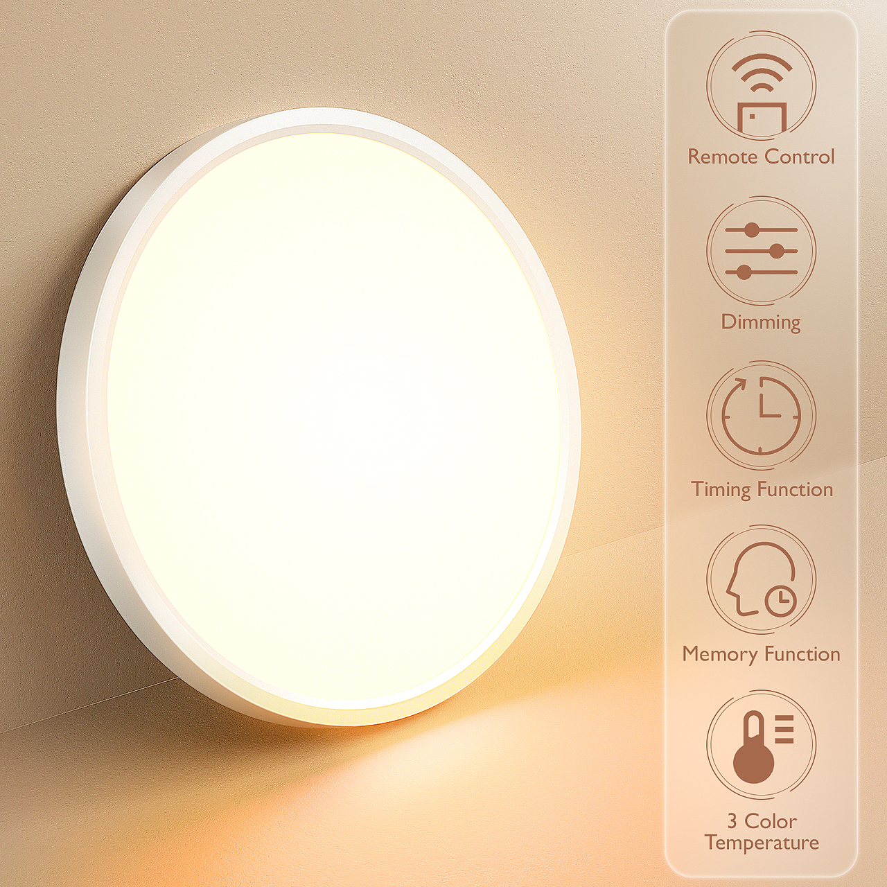 亚马逊-圆形吸顶灯