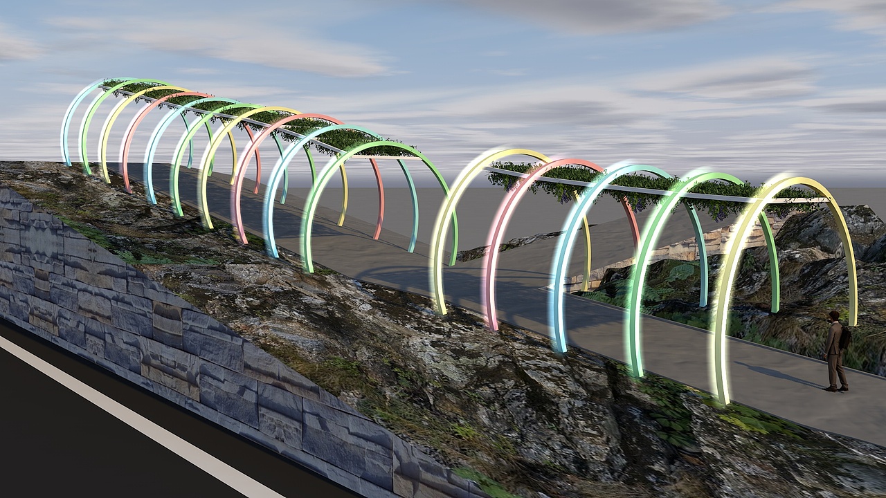 百里荒康养小镇景观标识和时光隧道（图ZMzQxMjY2MDgw） - 场景 - 站酷设计师宜昌阿东原创素材 - 站酷ZCOOL