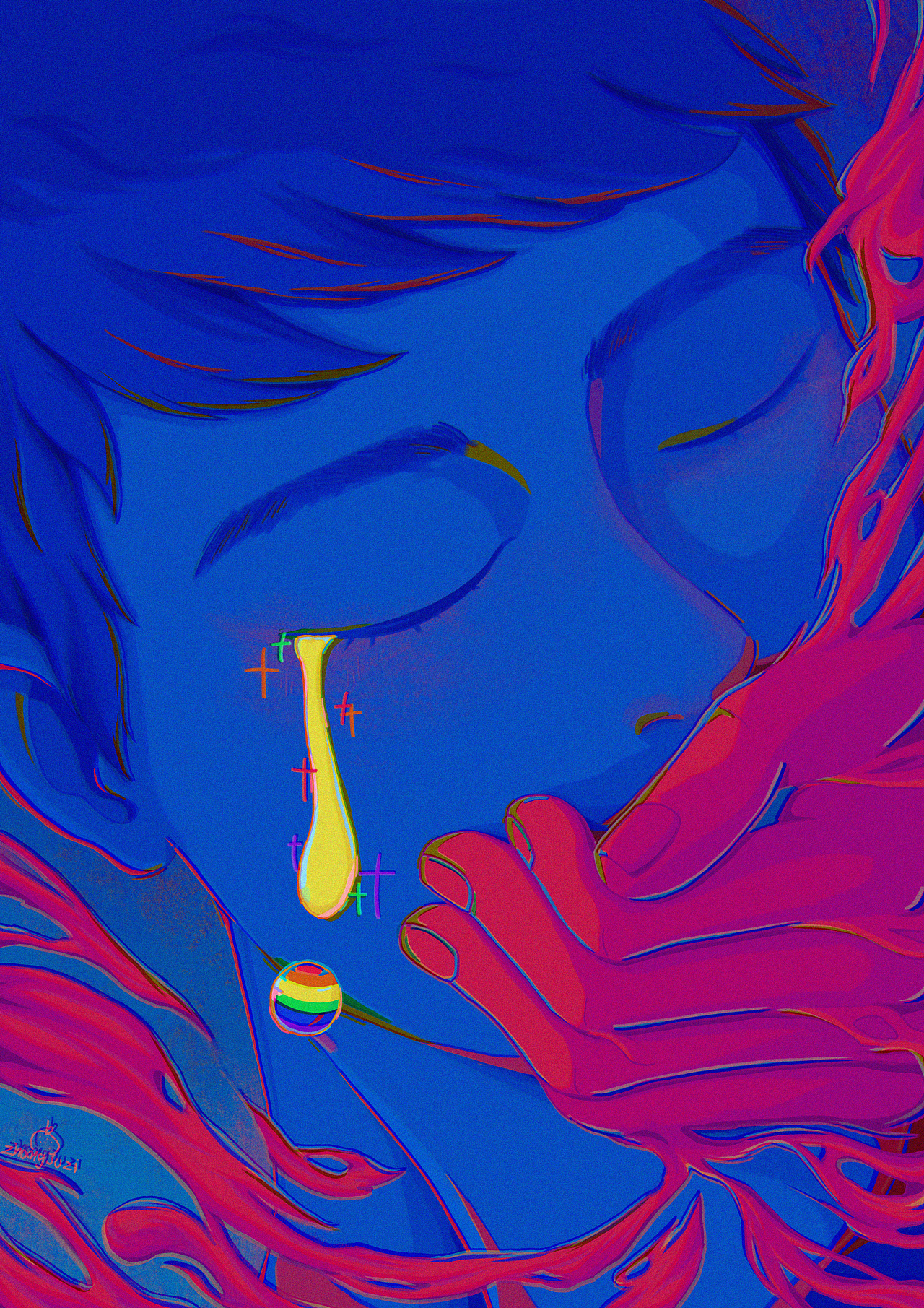 2023插画碎片（图ZMzU4Mzc5NjUy） - 创作习作 - 站酷设计师张橘子JUZI原创素材 - 站酷ZCOOL