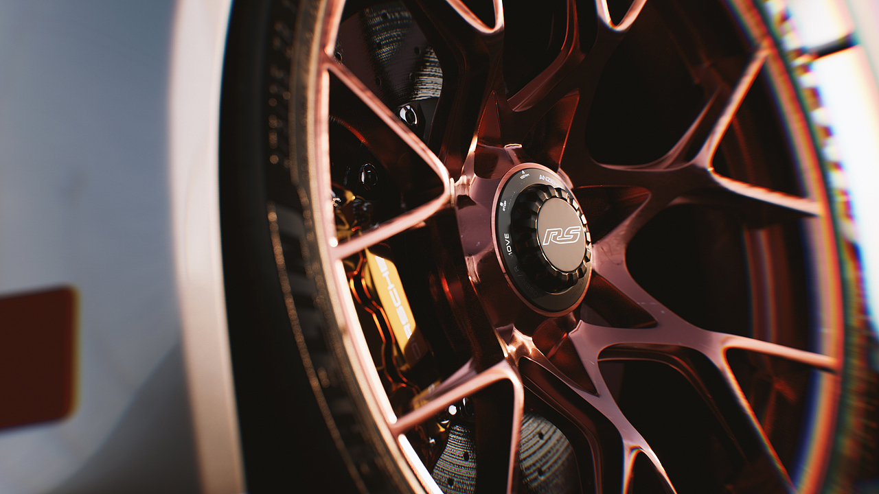 【汽车渲染】Porsche 911 GT3 RS 赛道版（图ZMzY1OTA0MTc2） - 机械/交通 - 站酷设计师LeexJun原创素材 - 站酷ZCOOL