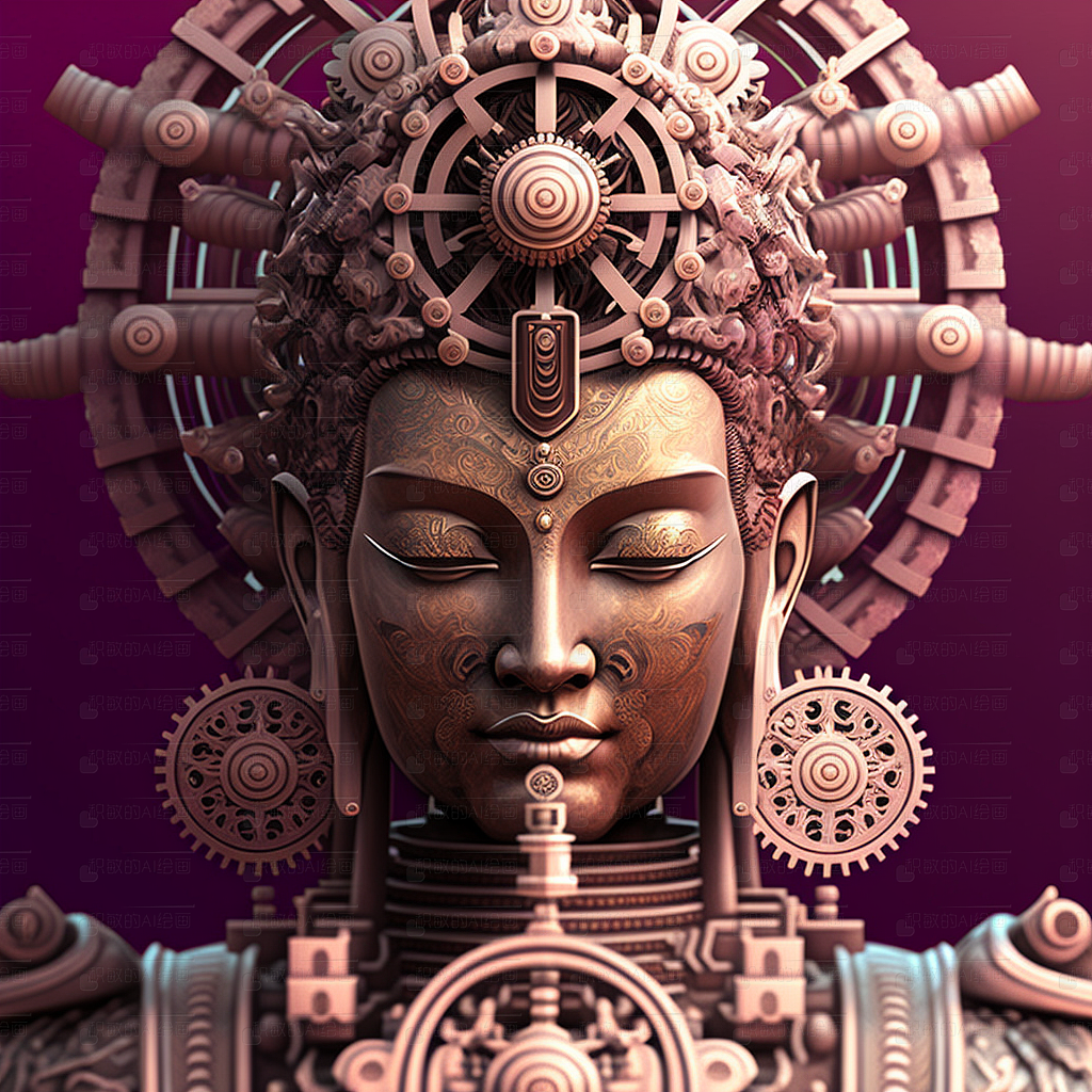 机械佛像
