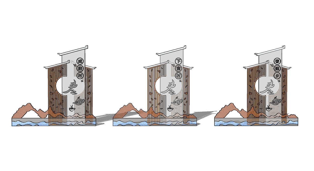 春建乡标示标牌设计（图ZMzEwMDQxNzU2） - 建筑/空间 - 站酷设计师Hasan丶寒山原创素材 - 站酷ZCOOL