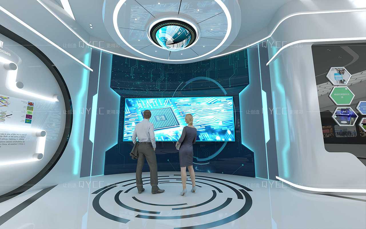 高科技企业展厅