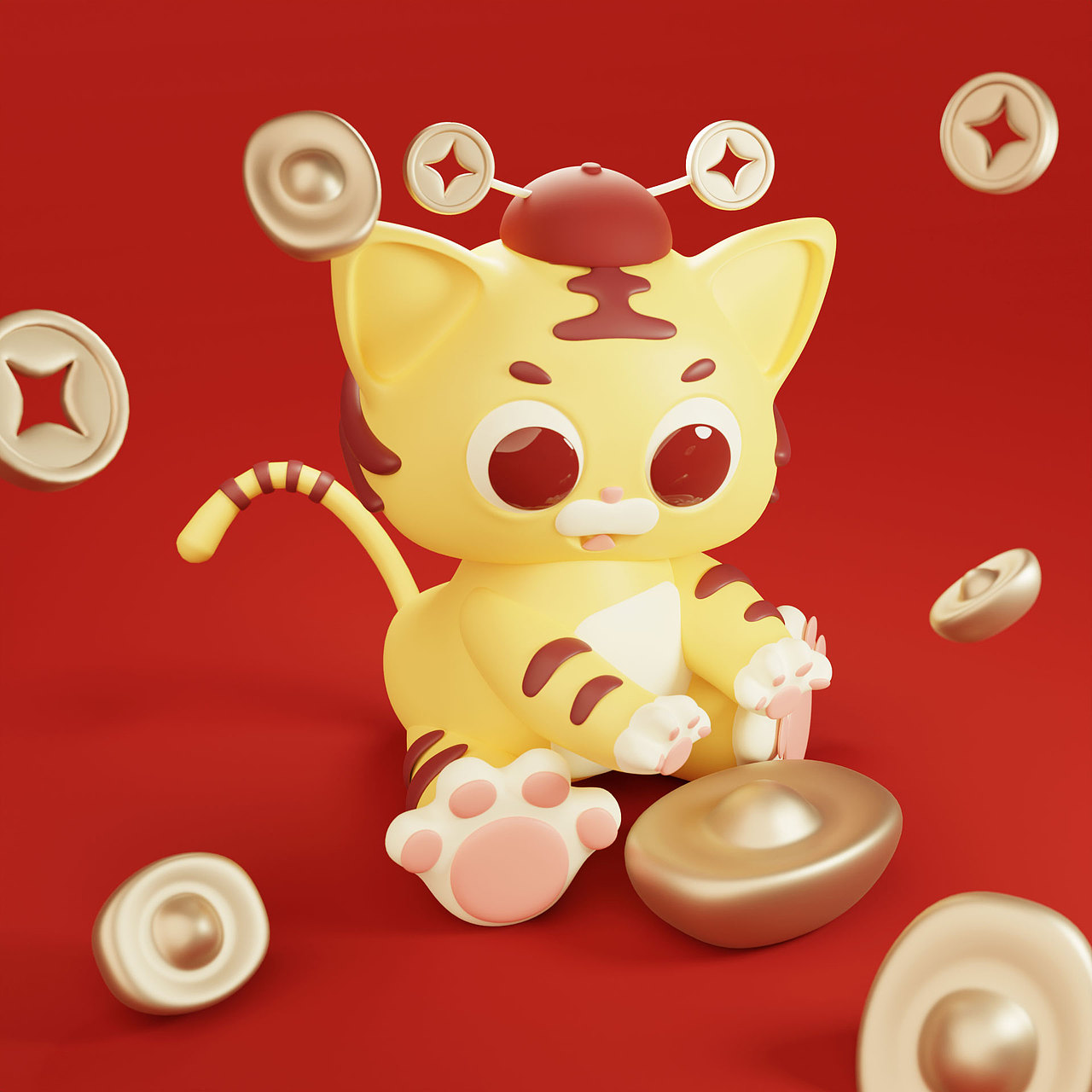 Blender日常练习-IP形象