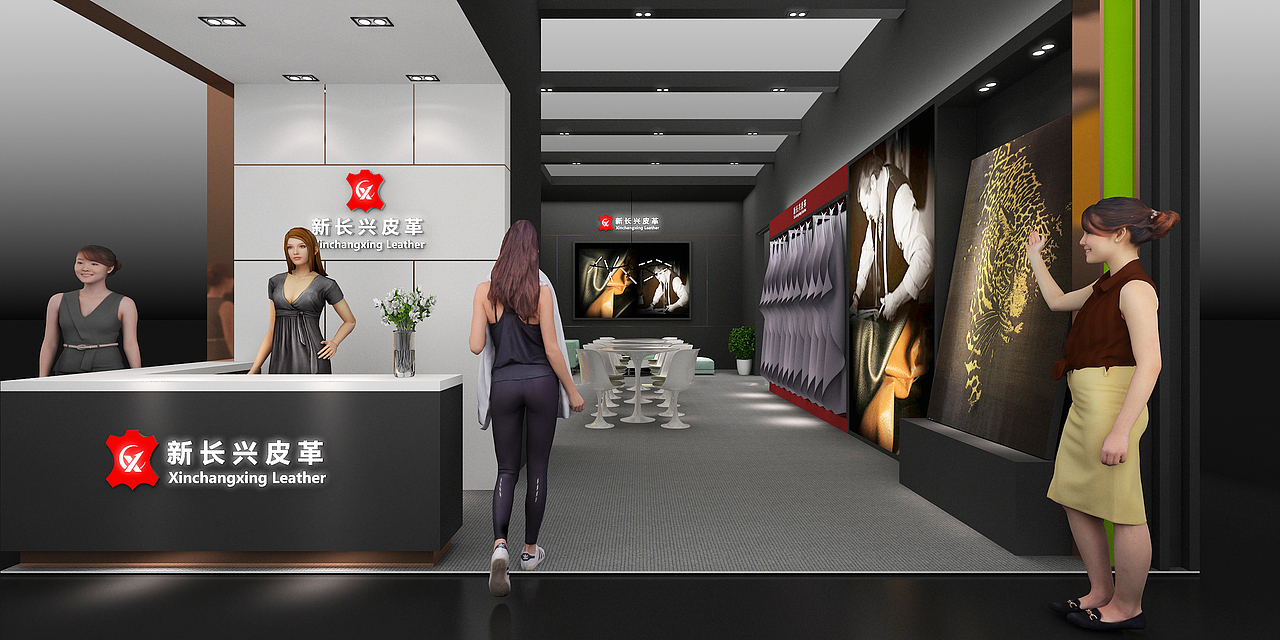 新长兴展台设计（图ZMzA4MDk1NTMy） - 商业空间设计 - 站酷设计师zhanghao168原创素材 - 站酷ZCOOL