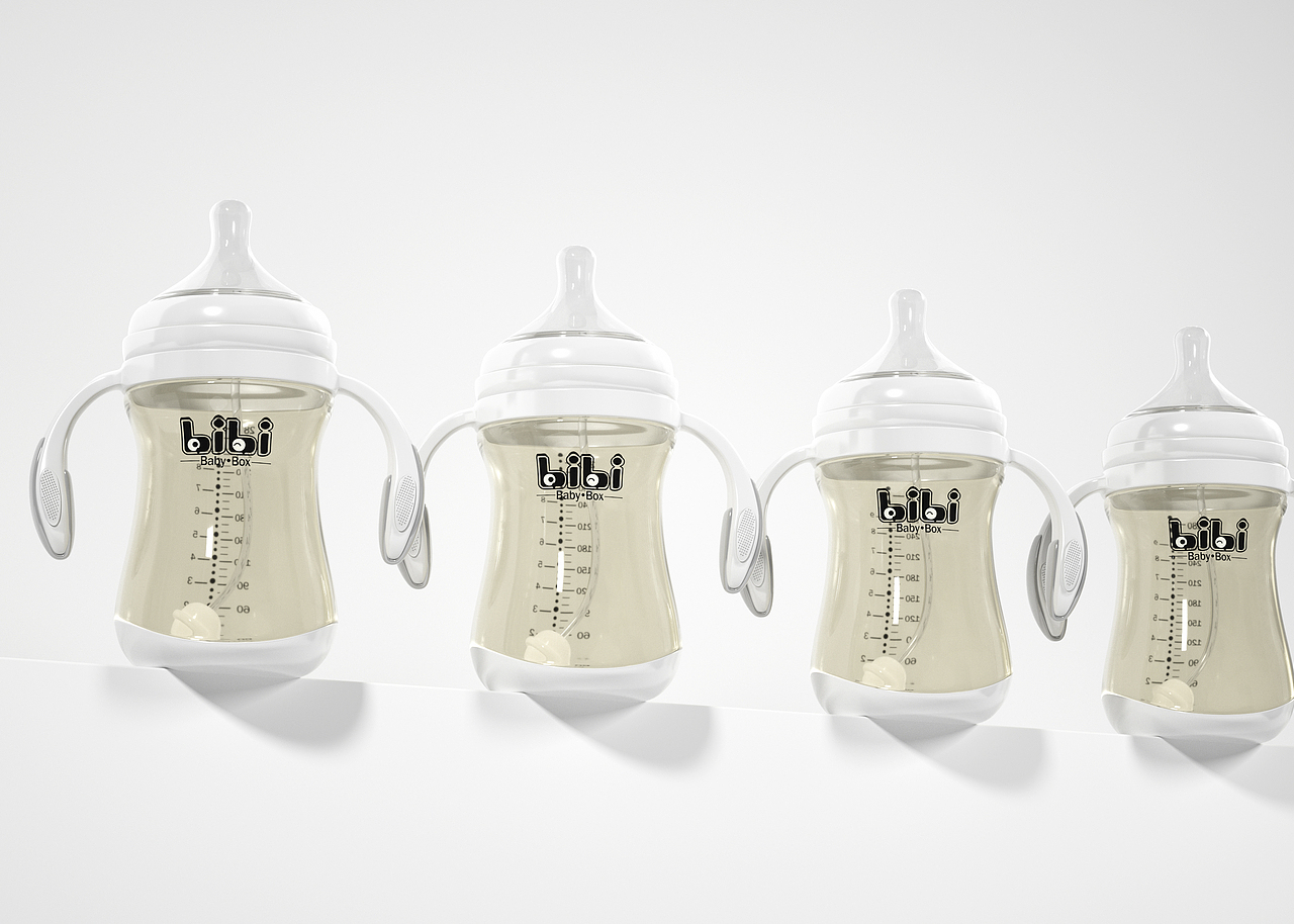 产品渲染-婴儿奶瓶