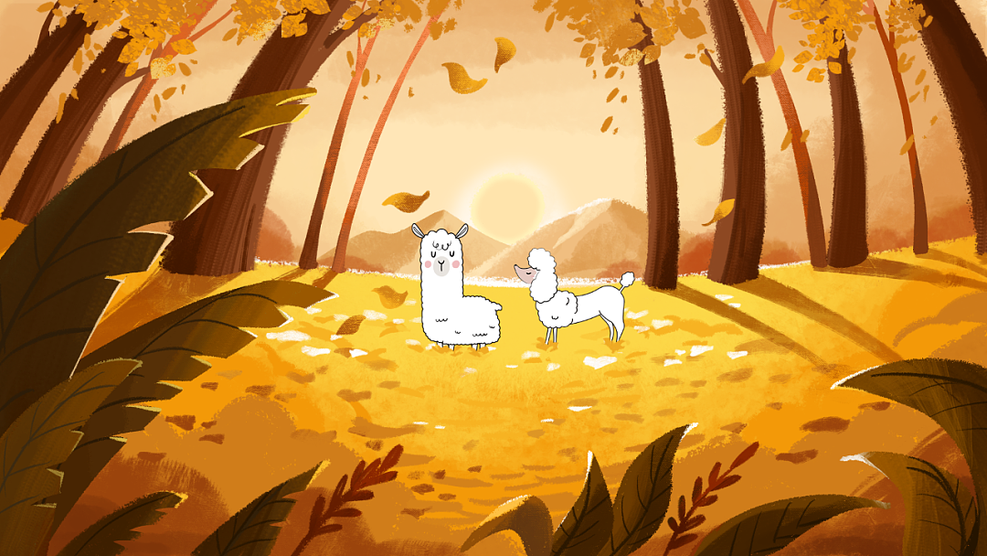 4. CAMERA VOICE DESIGN
<br>The story starts with the pouch burrowing out of the Sifanli logo gift box. The video uses flashbacks and all the characters that appear are based on animals similar to the pouch. We combined the four seasons to bring the most beautiful scenes of the seasons into the picture.<br><br>故事从袋袋从诗凡黎logo礼盒中钻出开始,视频采用倒叙手法,出现的所有人物都是基于与袋袋相似的动物。我们结合四季,把四季最美的场景展现在画面之中。