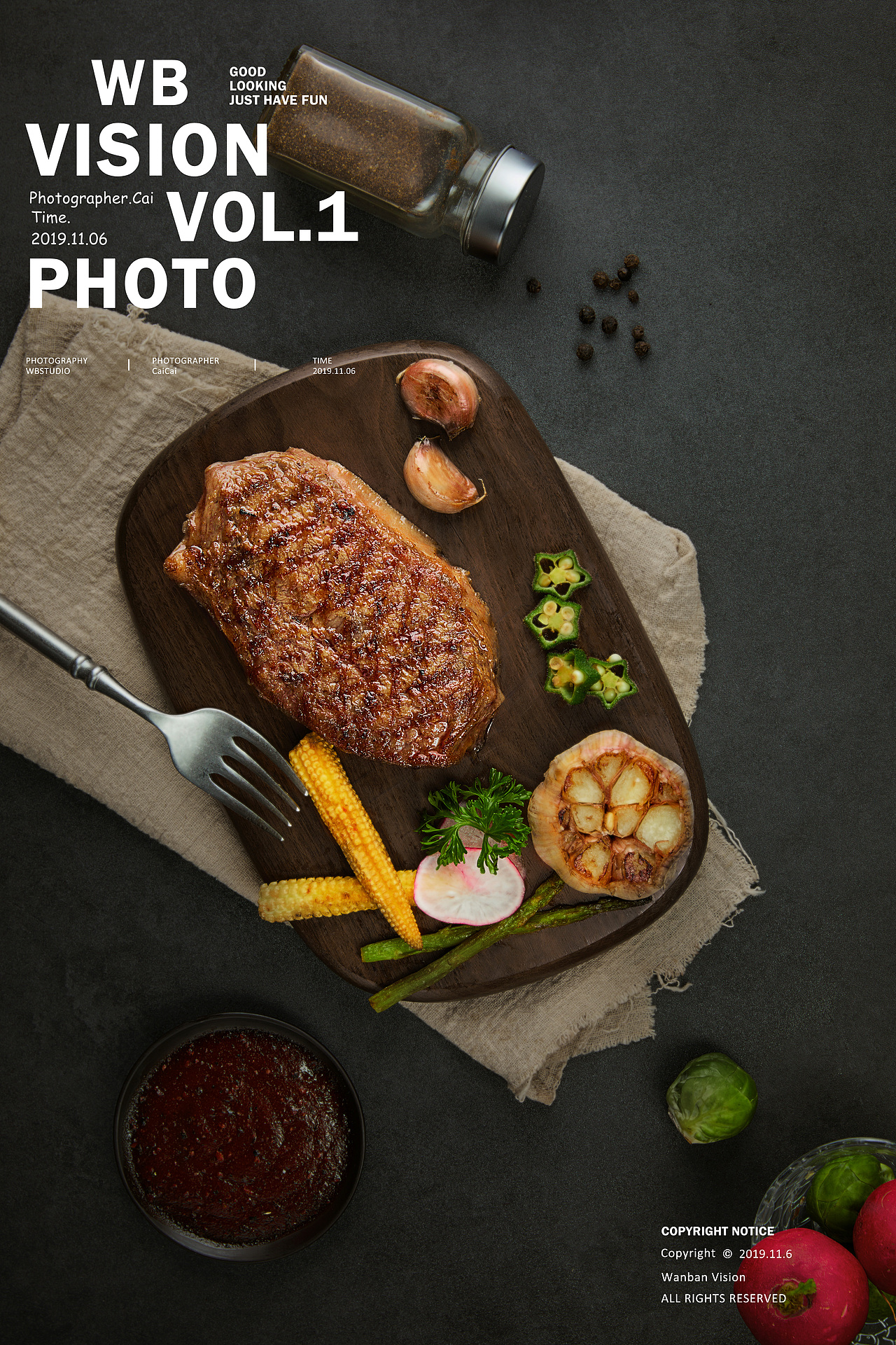 牛排和预制菜拍摄