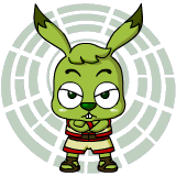 一套未完成的兔子漫画角色QQ表情