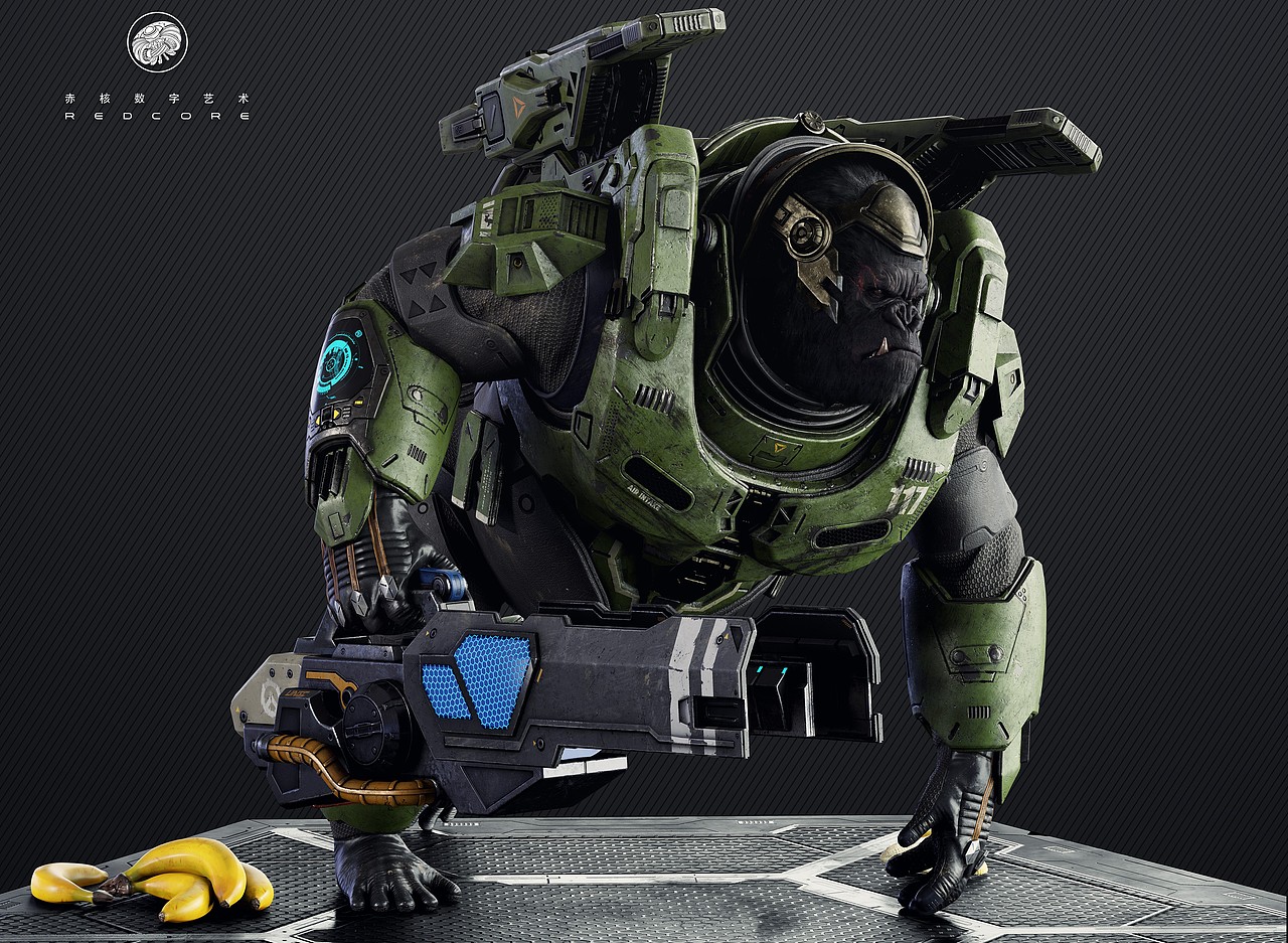 士官长+温斯顿——赤核学员次时代建模合体版本（图ZMzQ0OTA4NDY4） - 人物/生物 - 站酷设计师赤核数字艺术原创素材 - 站酷ZCOOL