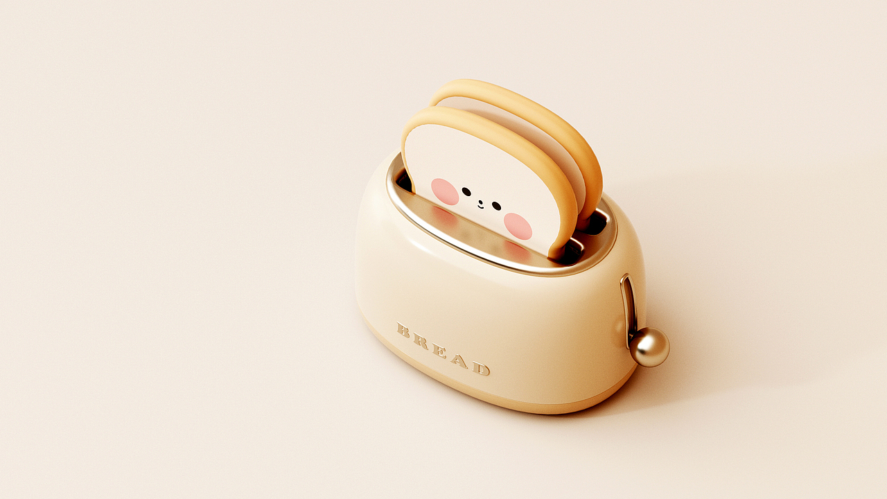 没电了就吃烤面包——磁吸充电宝（图ZMjk5OTUzNjE2） - 电子产品 - 站酷设计师感物工业设计原创素材 - 站酷ZCOOL