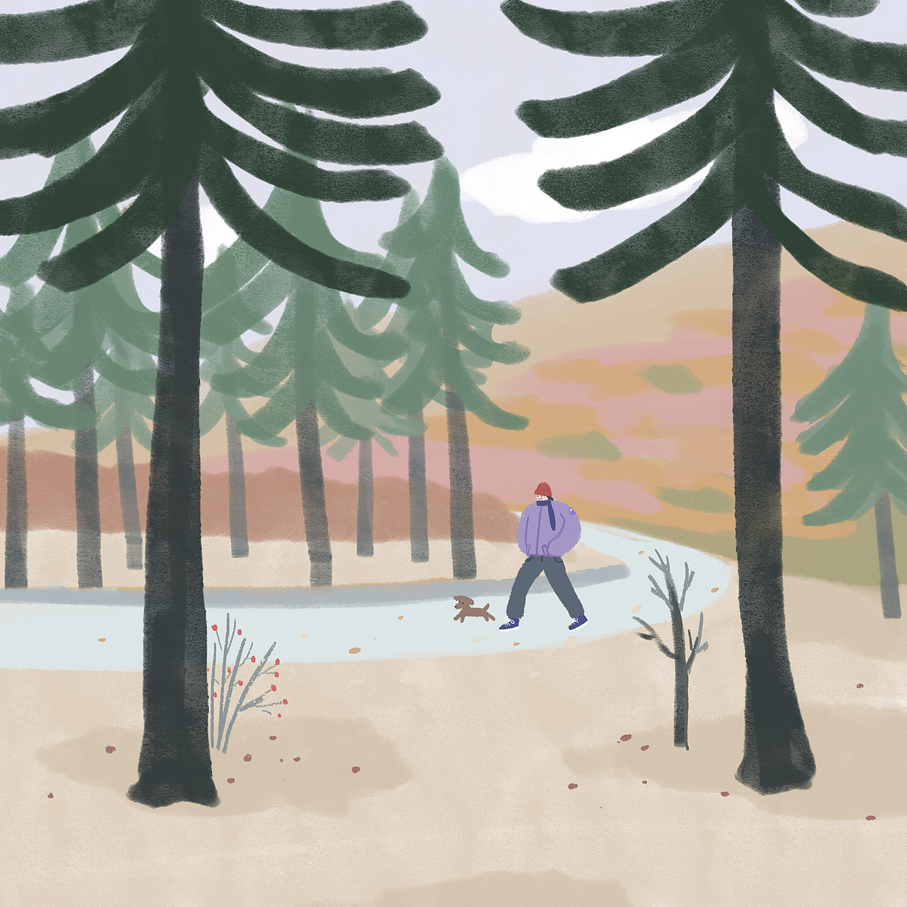 冬天日常 情绪日记（图ZMzI0MDU2NDI4） - 创作习作 - 站酷设计师crysta1211原创素材 - 站酷ZCOOL