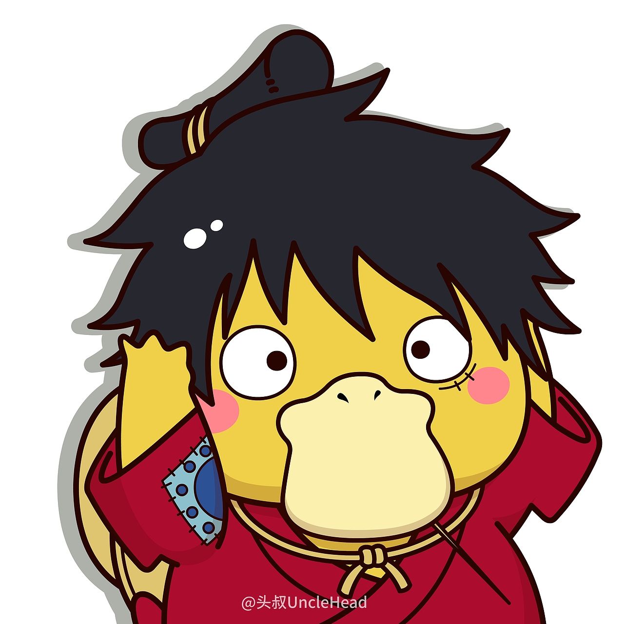 可达鸭系列头像海贼王和之国篇
