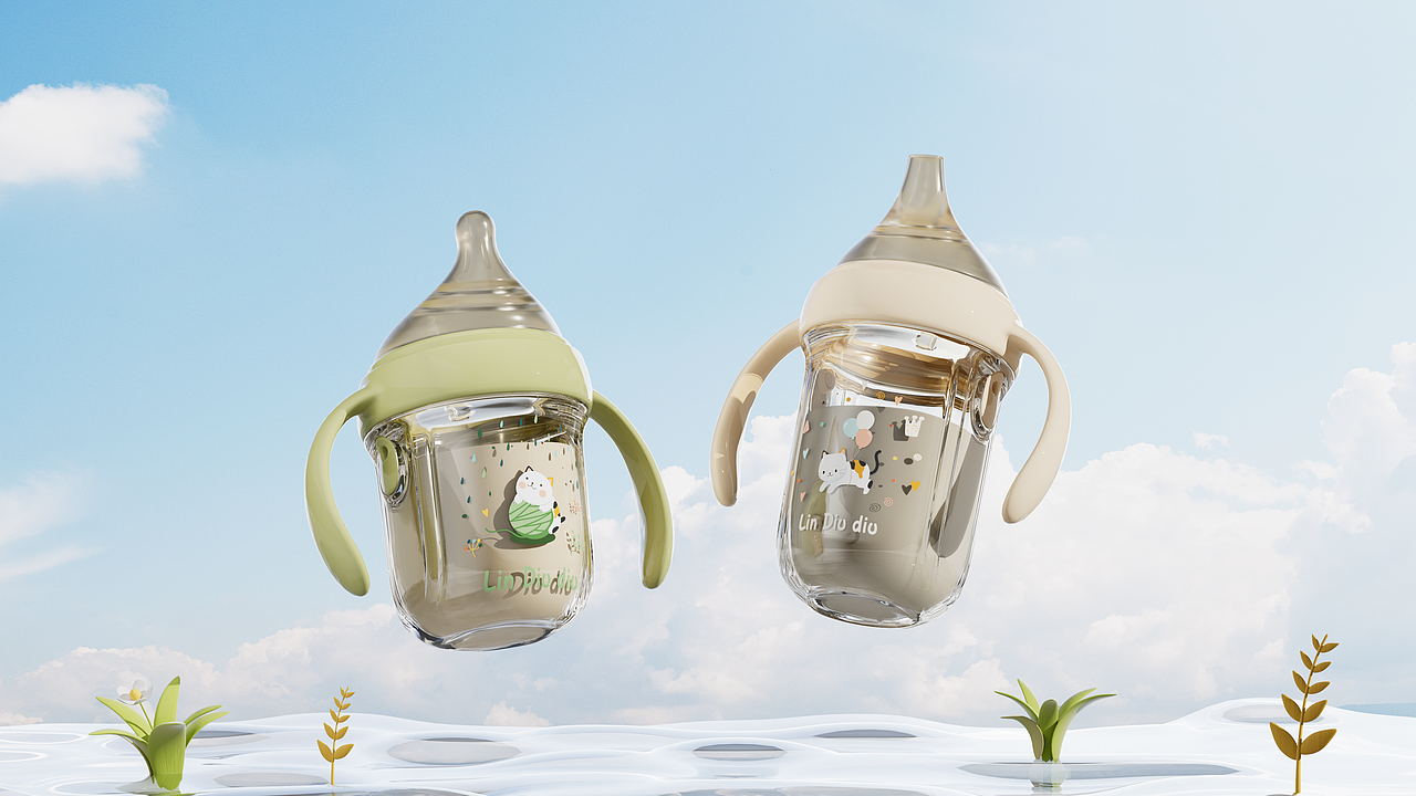 奶瓶设计+建模+渲染（图ZMzQyODc3Mzky） - 生活用品 - 站酷设计师ZHONGDC原创素材 - 站酷ZCOOL