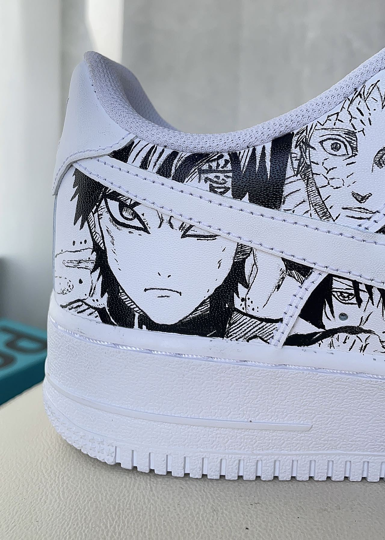 火影忍者 x 手绘鞋 | 火影忍者漫改空军一号