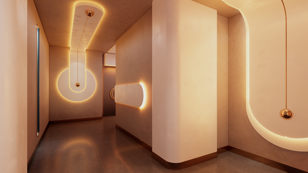 SU+Enscape商业空间公区设计