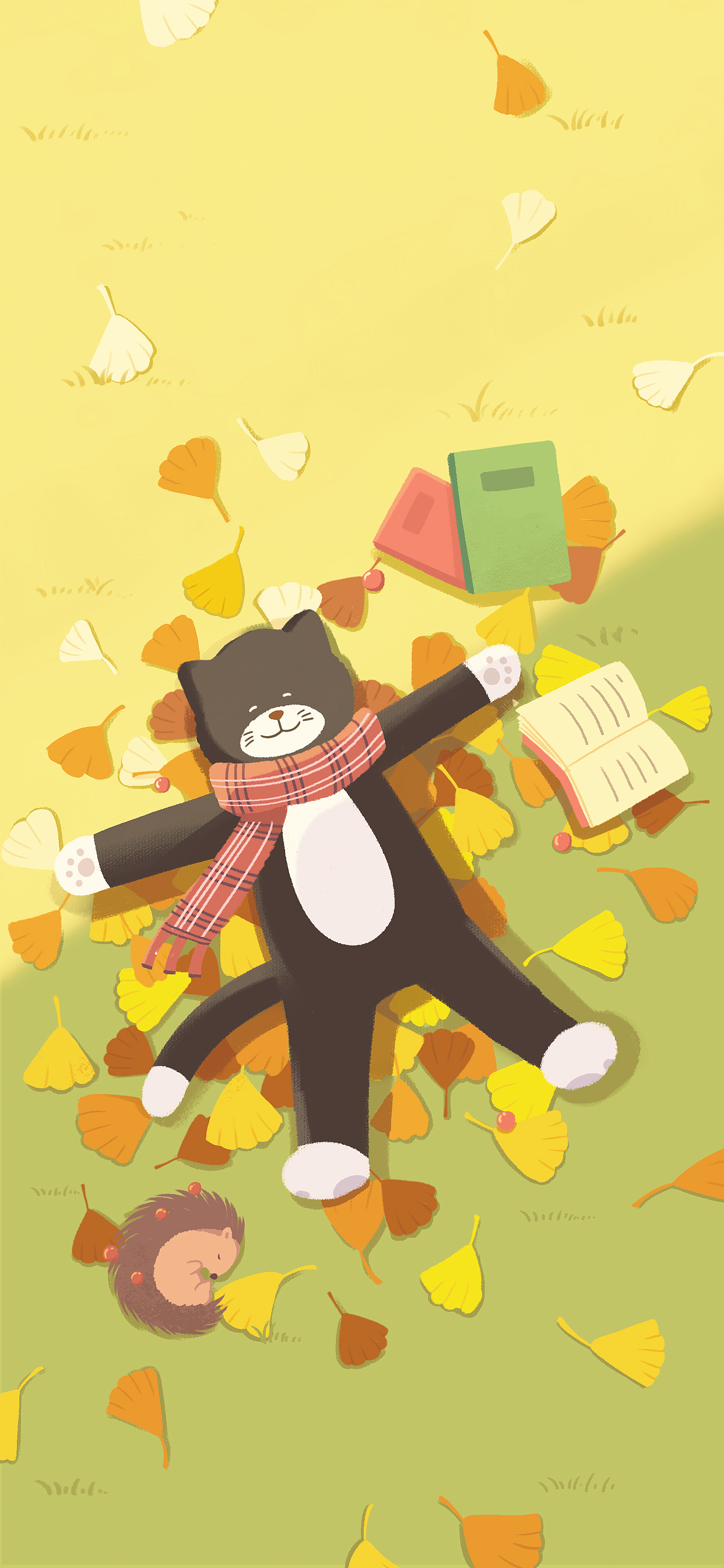 LIV HEART茶米猫可爱治愈系手机壁纸（图ZMzI1MjE2NTk2） - 艺术插画 - 站酷设计师LIVHEART丽芙之心原创素材 - 站酷ZCOOL