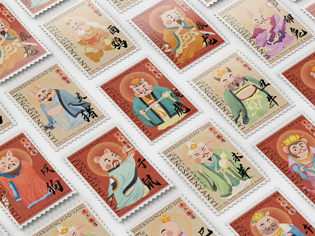 十二生肖和昆仑十二仙的梦幻联动