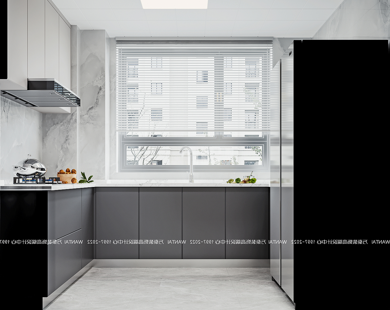 济宁中海城135平装修效果图