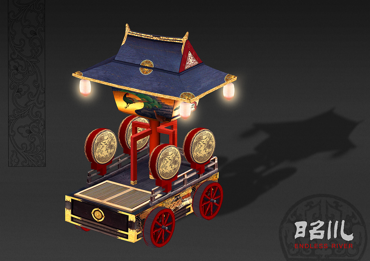 《古建类课程》拔车 | 北斗北学馆·进阶班学员作品（图ZMzMzOTU2MTUy） - 概念设定 - 站酷设计师北斗北学馆原创素材 - 站酷ZCOOL