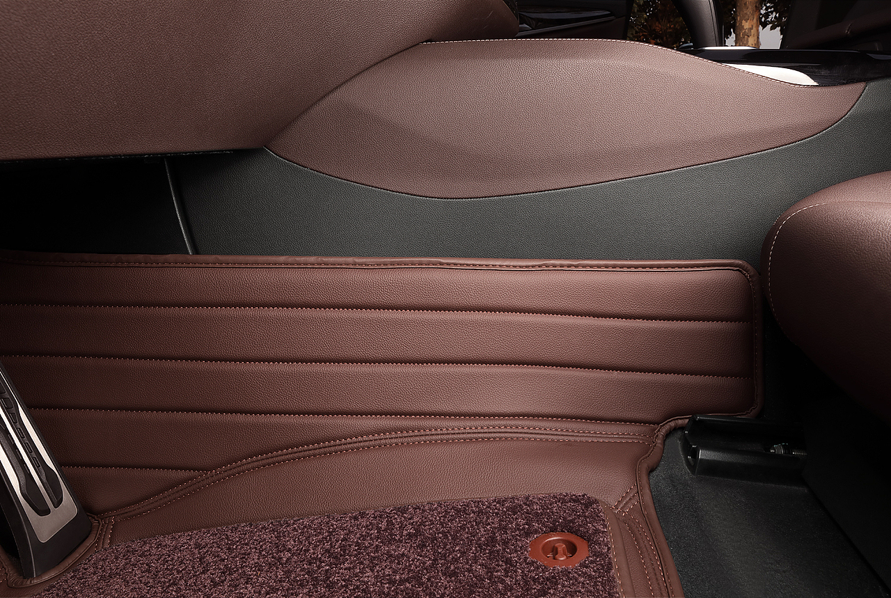 宝马5系专用压壳汽车脚垫