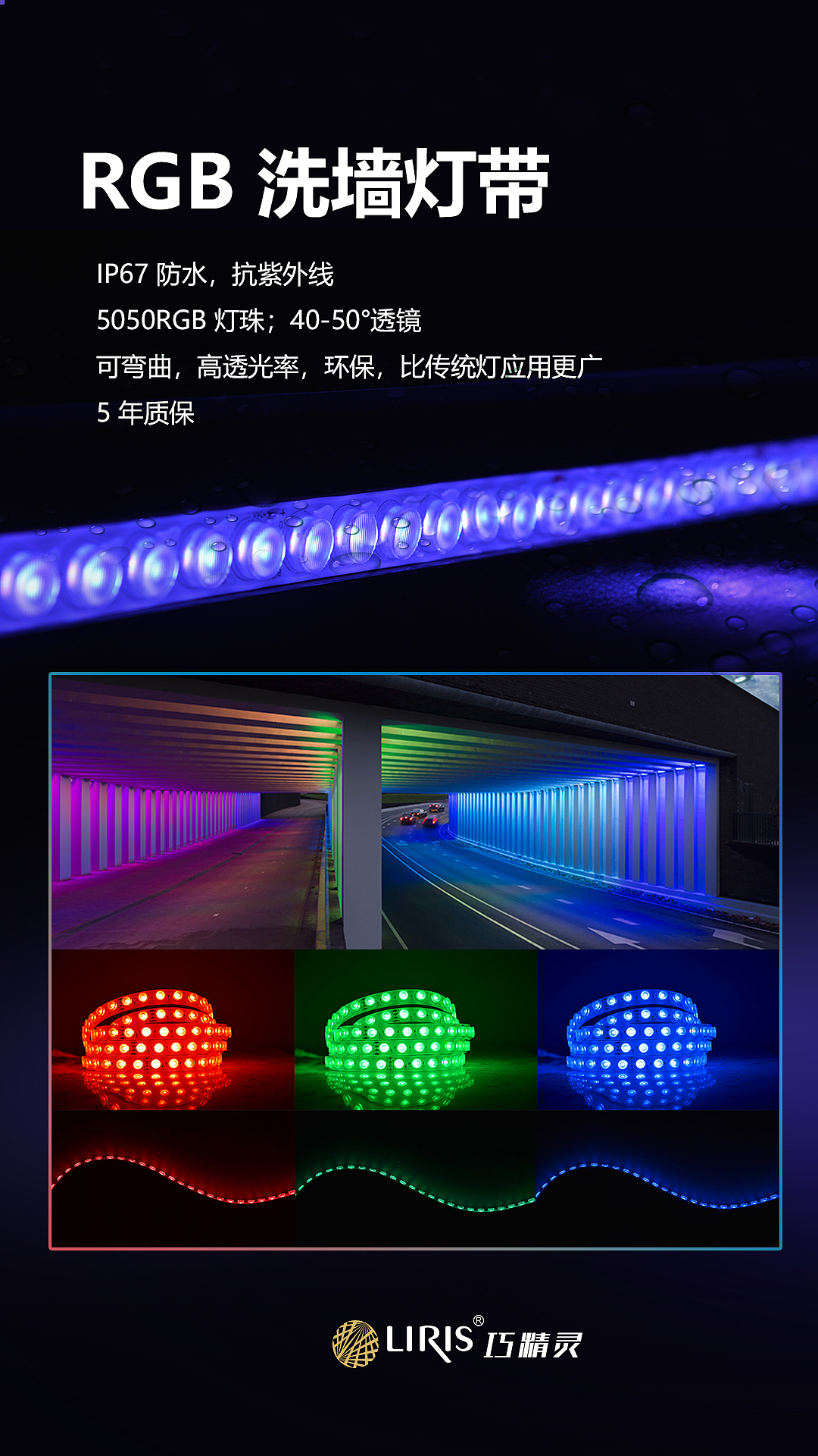 LED灯类产品海报