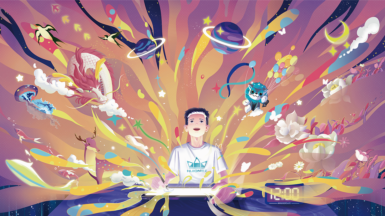 绘王桌面插画设计（图ZMzM2NjM5MjUy） - 创作习作 - 站酷设计师晨曦sunny原创素材 - 站酷ZCOOL