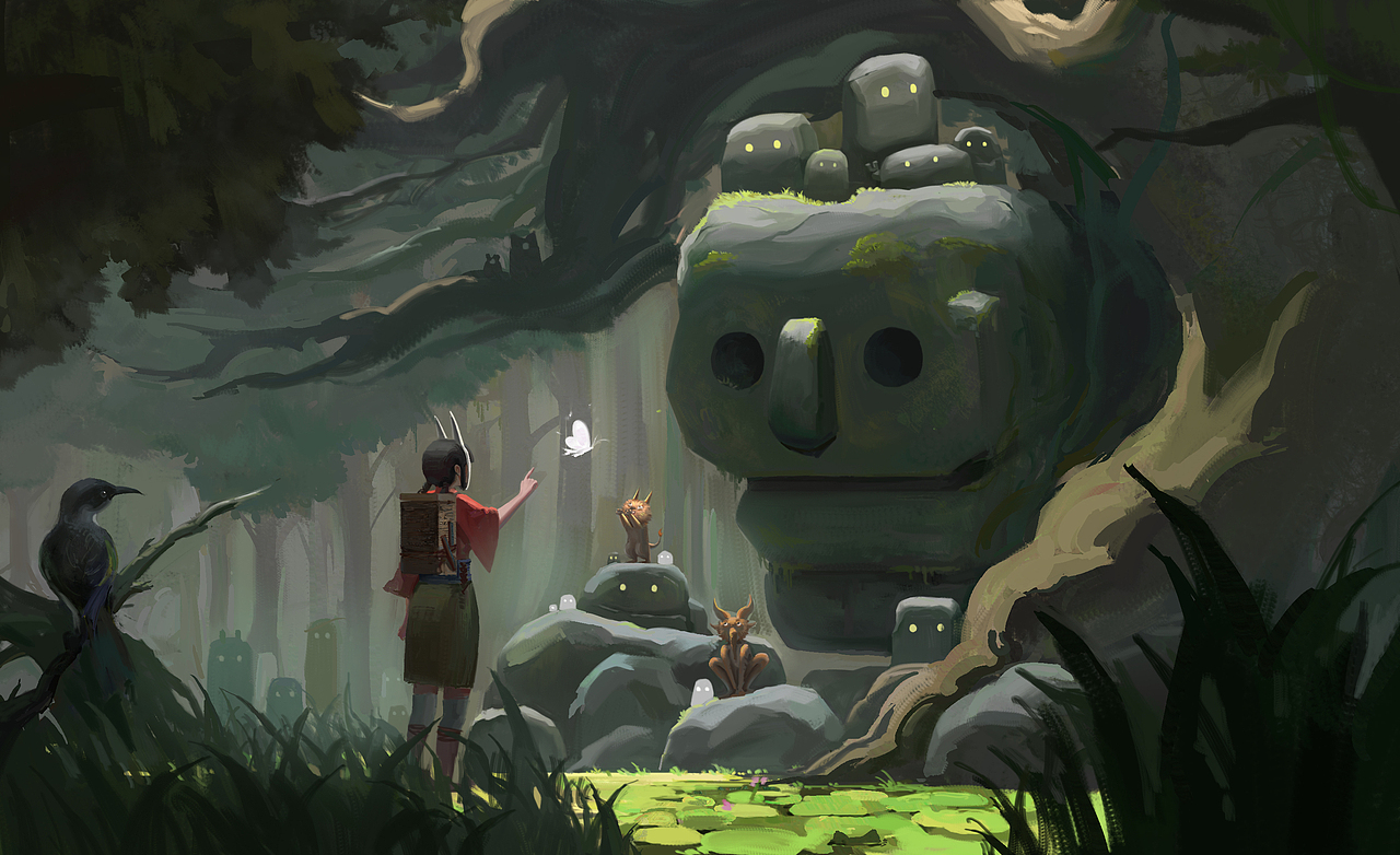 《寄魂庄》概念场景设计（图ZMzY0MDU0NTgw） - 概念设定 - 站酷设计师是大玉米啊原创素材 - 站酷ZCOOL