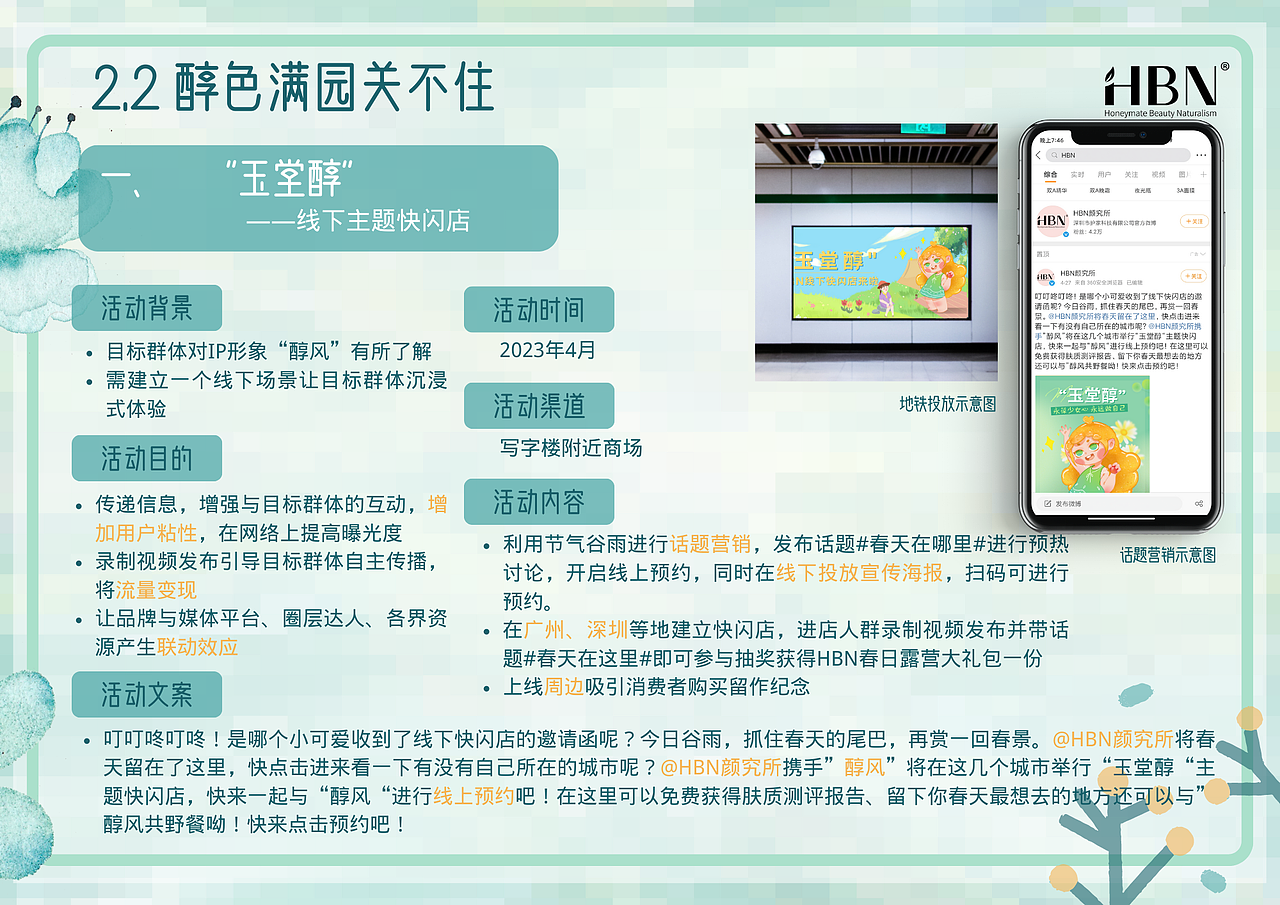 “忽如一夜醇风来”HBN推广传播营销案（图ZMzQ5MDYyNDQ0） - 文案/策划 - 站酷设计师念生的酱板鸭原创素材 - 站酷ZCOOL