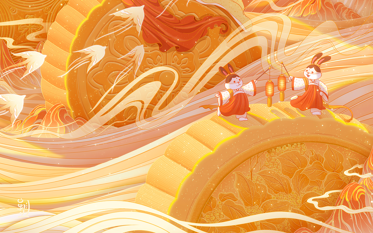 中秋国潮插画包装礼盒设计（图ZMzAyOTQwNzcy） - 创作习作 - 站酷设计师SYF朝生原创素材 - 站酷ZCOOL