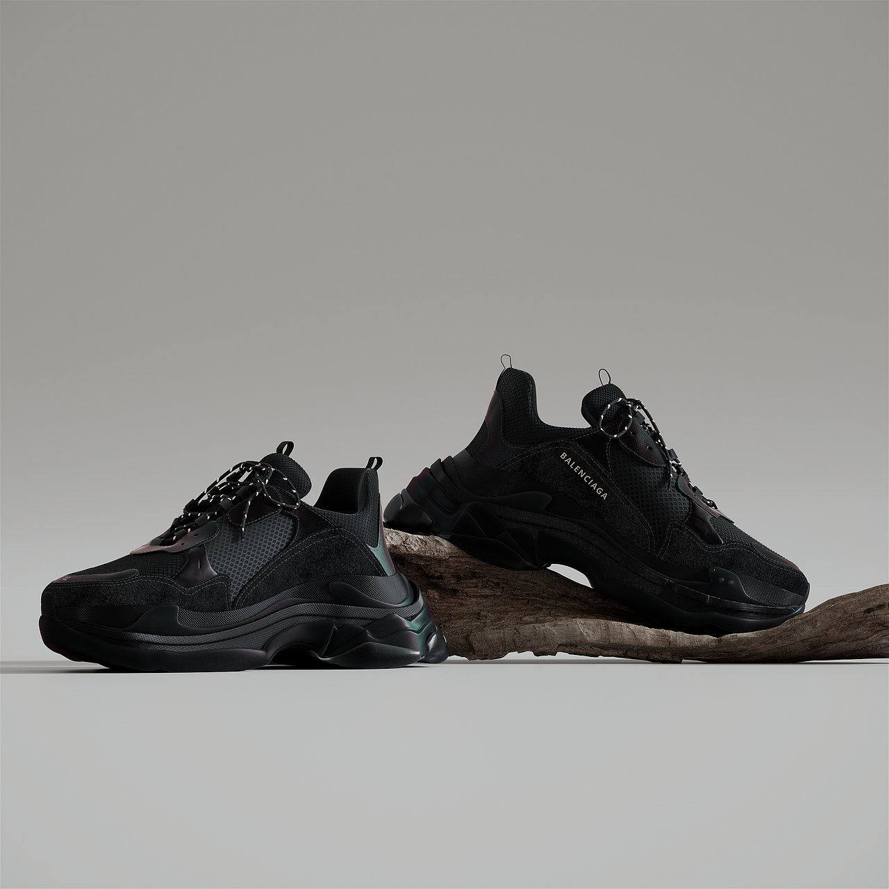 balenciaga鞋子三维表现