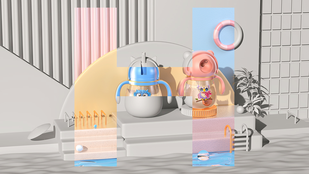 C4D建模渲染练习（图ZMzAyMzcwMTUy） - 产品 - 站酷设计师萍子栗原创素材 - 站酷ZCOOL