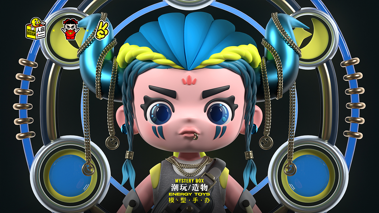 潮玩手办《妙趣宝仔》十二星座系列-金牛座 形象设计