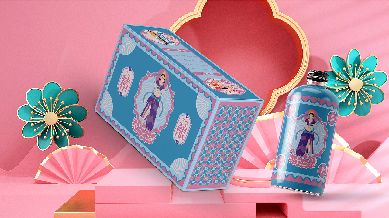 诗经淇水，富美鹤城——窈窕淑女（图ZMzMzODk3MTcy） - 商业插画 - 站酷设计师阿狸de姐姐原创素材 - 站酷ZCOOL